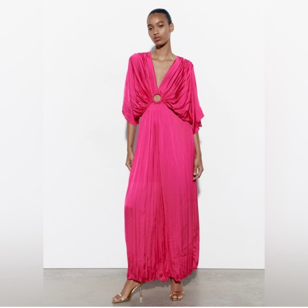 Bright pink jumpsuit